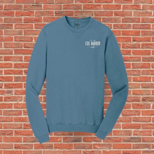 Denim Crewneck Sweatshirt