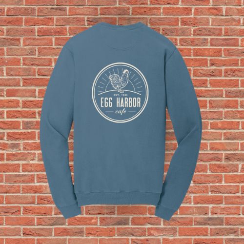 Denim Crewneck Sweatshirt